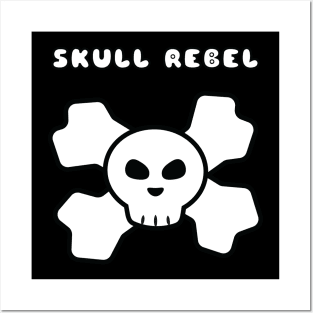 Skull Rebel - Trash Rebels Kids Posters and Art